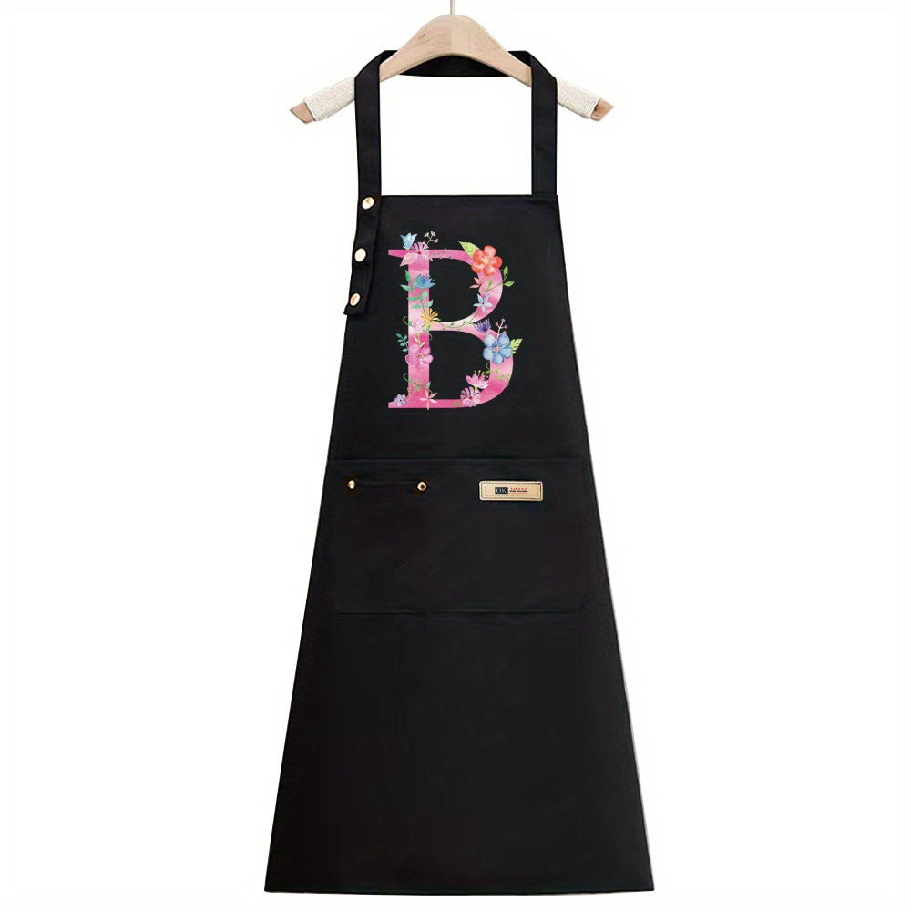 1pc, Apron Cooking Clothes Fashionable New Fabric Chefs Uniform Breathable Kitchen Cooking Household Adult Oil Resistant Work All Seasons Catering Filipina Food Service Clothe Gardening Painting, Baking with Ldeal for Holidays Christmas Halloween