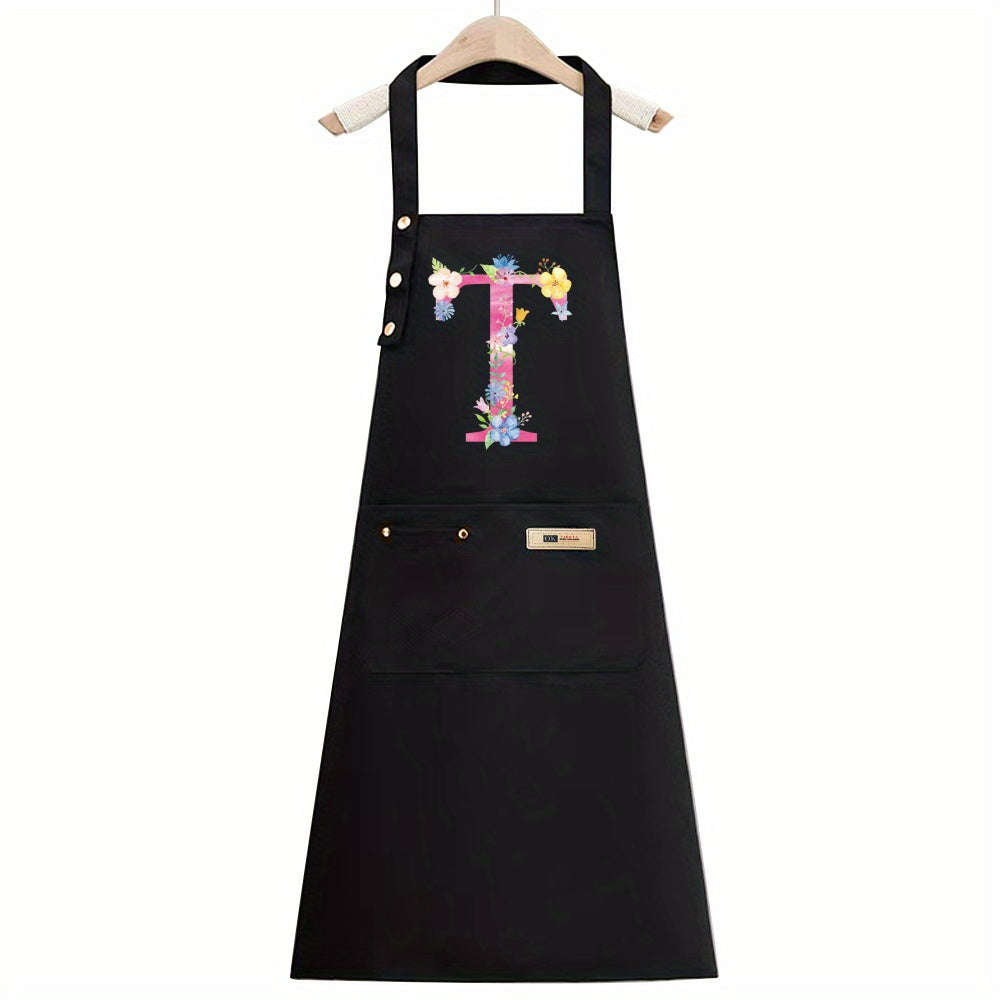 1pc, Apron Cooking Clothes Fashionable New Fabric Chefs Uniform Breathable Kitchen Cooking Household Adult Oil Resistant Work All Seasons Catering Filipina Food Service Clothe Gardening Painting, Baking with Ldeal for Holidays Christmas Halloween