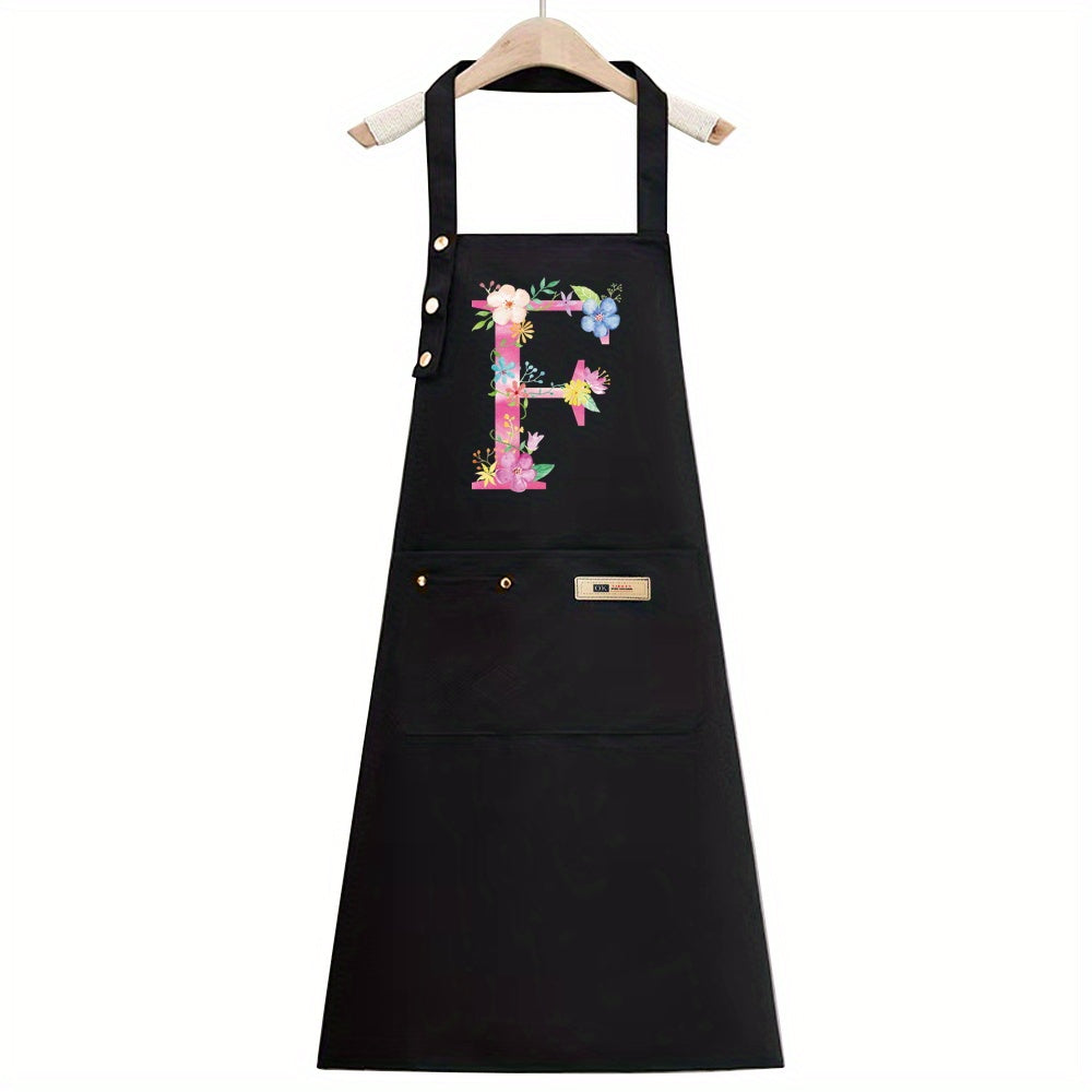 1pc, Apron Cooking Clothes Fashionable New Fabric Chefs Uniform Breathable Kitchen Cooking Household Adult Oil Resistant Work All Seasons Catering Filipina Food Service Clothe Gardening Painting, Baking with Ldeal for Holidays Christmas Halloween