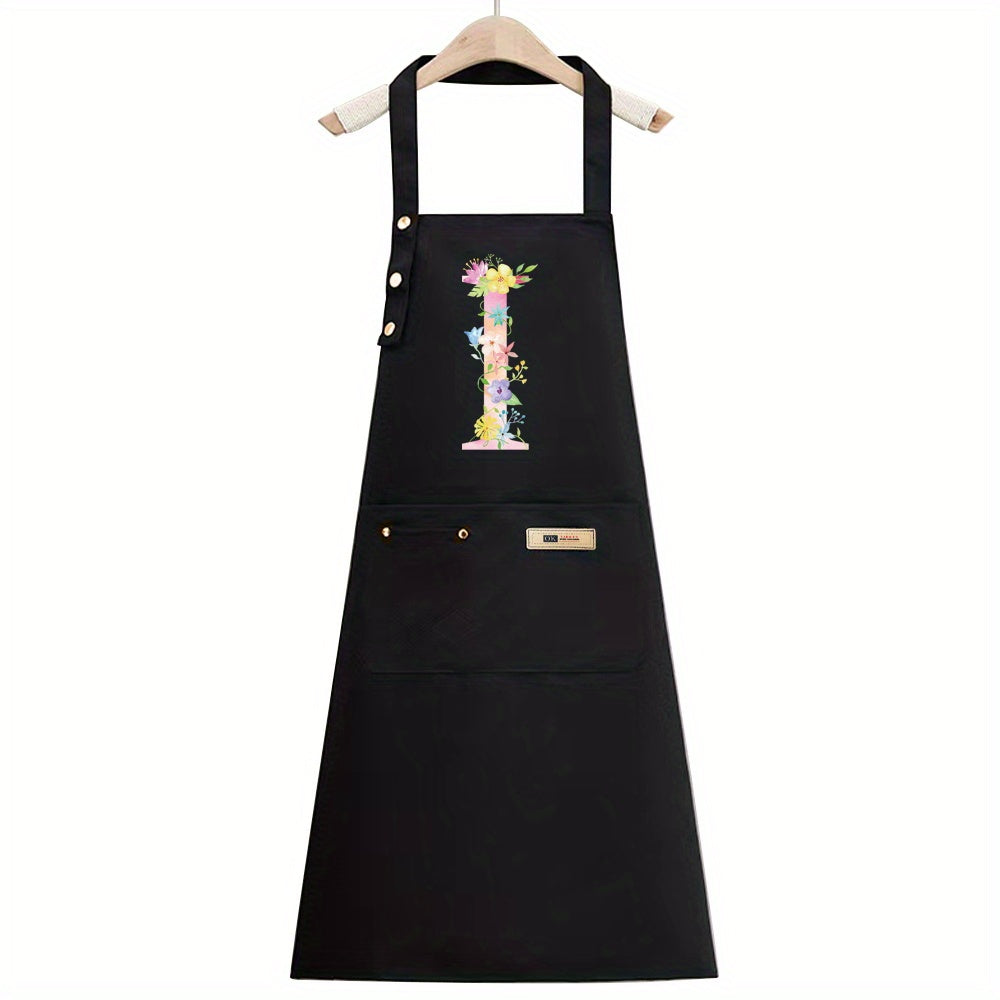 1pc, Apron Cooking Clothes Fashionable New Fabric Chefs Uniform Breathable Kitchen Cooking Household Adult Oil Resistant Work All Seasons Catering Filipina Food Service Clothe Gardening Painting, Baking with Ldeal for Holidays Christmas Halloween