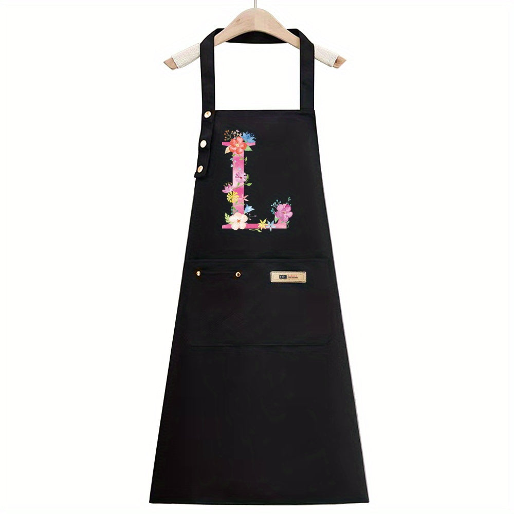 1pc, Apron Cooking Clothes Fashionable New Fabric Chefs Uniform Breathable Kitchen Cooking Household Adult Oil Resistant Work All Seasons Catering Filipina Food Service Clothe Gardening Painting, Baking with Ldeal for Holidays Christmas Halloween