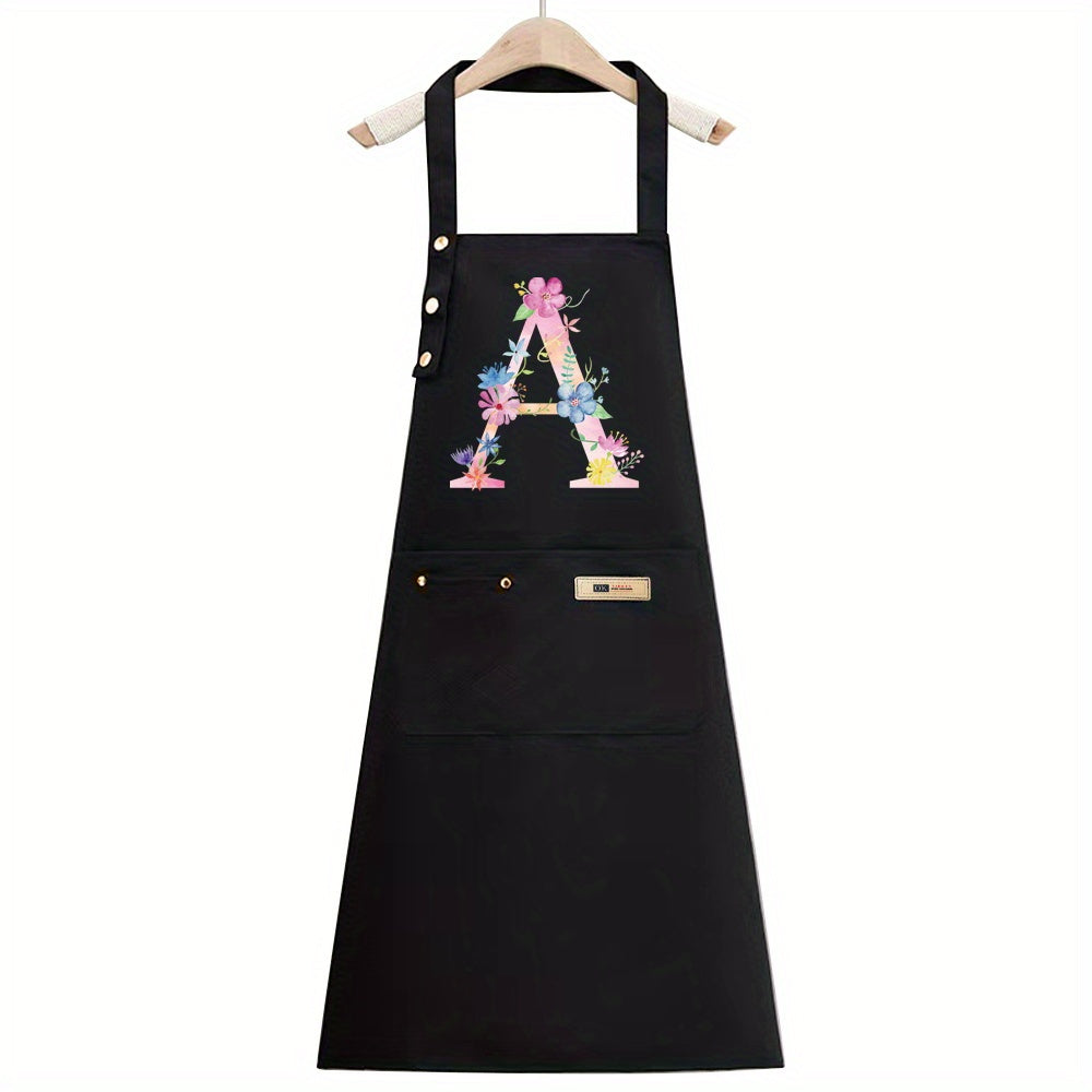 1pc, Apron Cooking Clothes Fashionable New Fabric Chefs Uniform Breathable Kitchen Cooking Household Adult Oil Resistant Work All Seasons Catering Filipina Food Service Clothe Gardening Painting, Baking with Ldeal for Holidays Christmas Halloween
