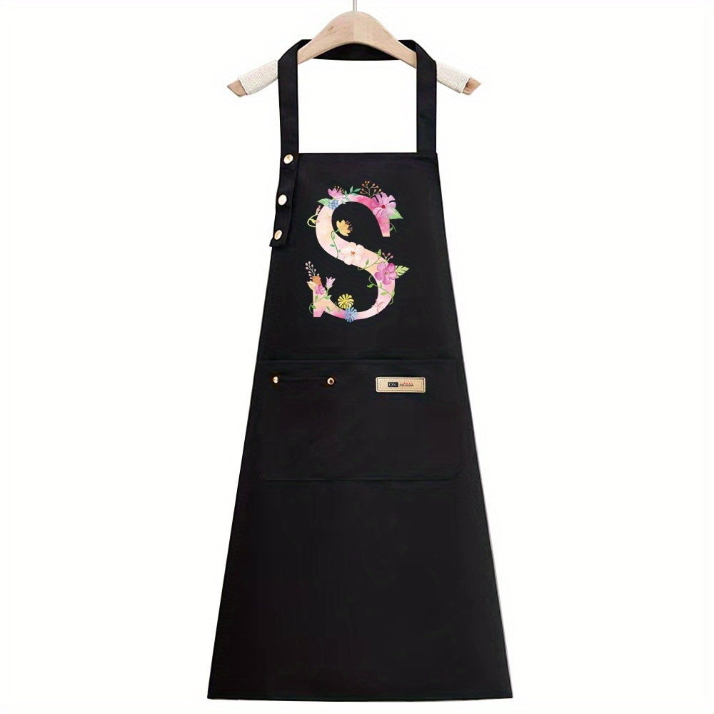 1pc, Apron Cooking Clothes Fashionable New Fabric Chefs Uniform Breathable Kitchen Cooking Household Adult Oil Resistant Work All Seasons Catering Filipina Food Service Clothe Gardening Painting, Baking with Ldeal for Holidays Christmas Halloween