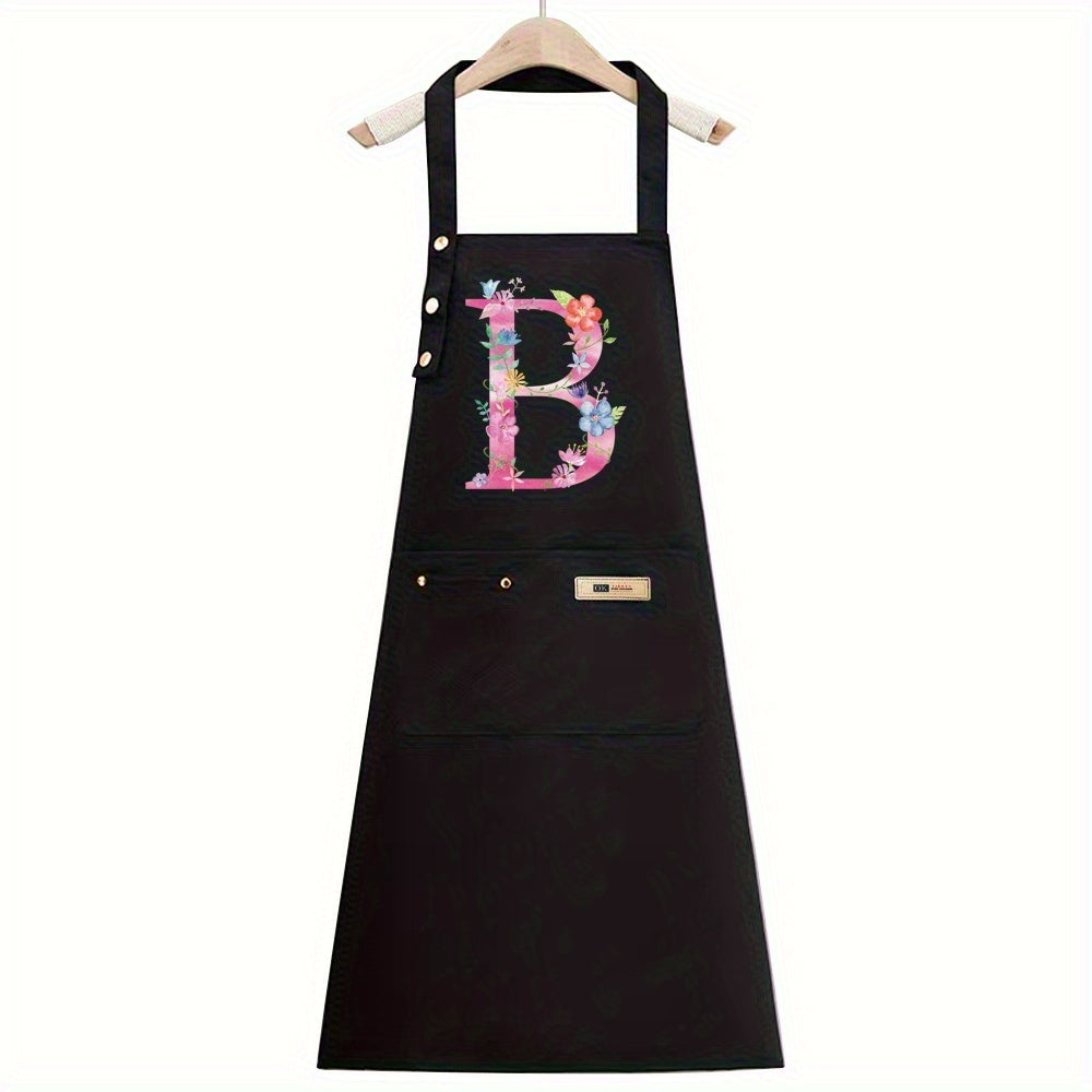 1pc, Apron Cooking Clothes Fashionable New Fabric Chefs Uniform Breathable Kitchen Cooking Household Adult Oil Resistant Work All Seasons Catering Filipina Food Service Clothe Gardening Painting, Baking with Ldeal for Holidays Christmas Halloween