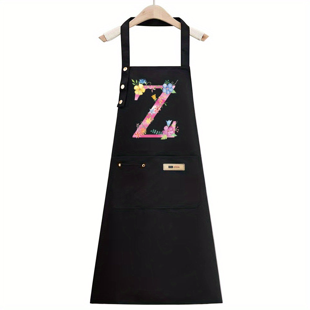1pc, Apron Cooking Clothes Fashionable New Fabric Chefs Uniform Breathable Kitchen Cooking Household Adult Oil Resistant Work All Seasons Catering Filipina Food Service Clothe Gardening Painting, Baking with Ldeal for Holidays Christmas Halloween