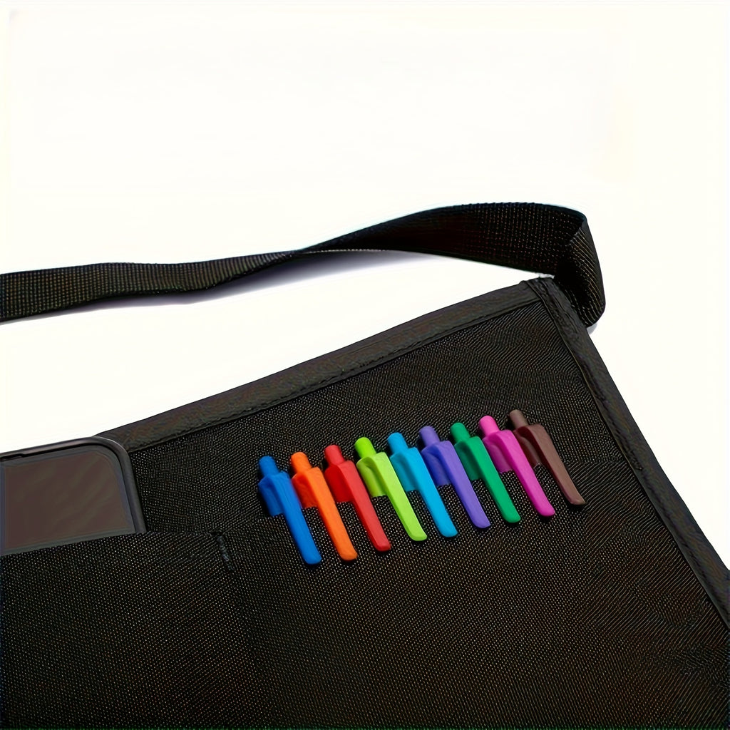 One versatile gardening apron, a handy tool for garden tasks and barber shears storage. Suitable for teachers, attendants, and lawn care. Made of durable, tear-resistant polyester with an adjustable tool belt and large pockets