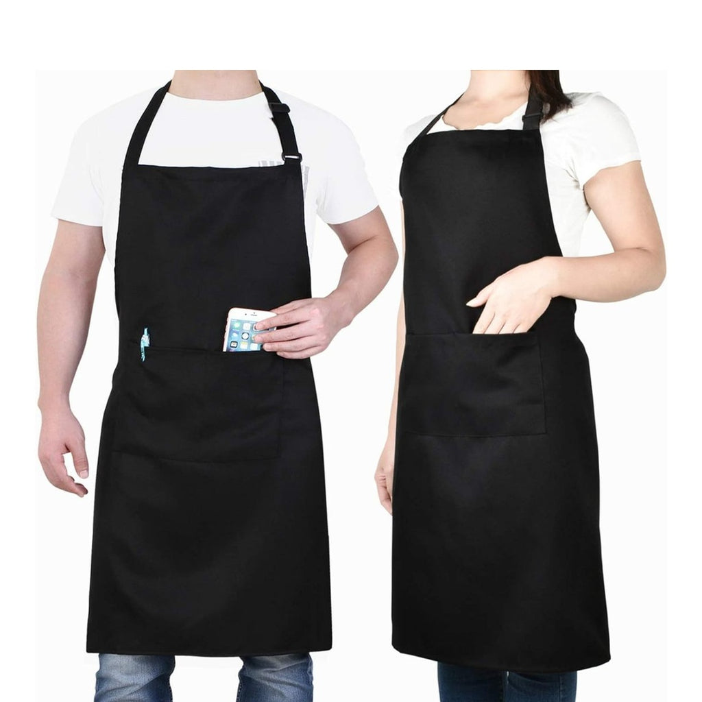 Adjustable Professional Chef Apron with Pockets - Durable Polyester, Lightweight & Breathable - Perfect for Cooking, Grilling, and Baking - Unisex Design for Men and Women, Baking Essentials|Professional Chef Style|Durable Apro